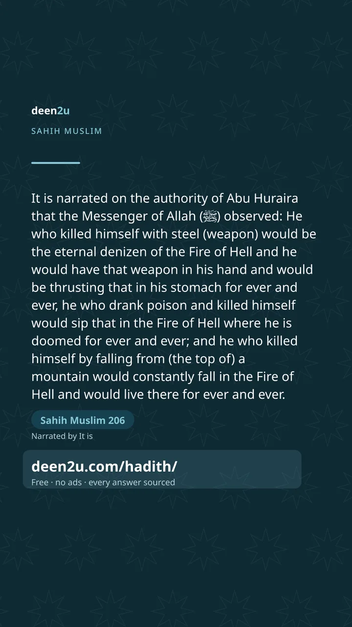 Sahih Muslim 206