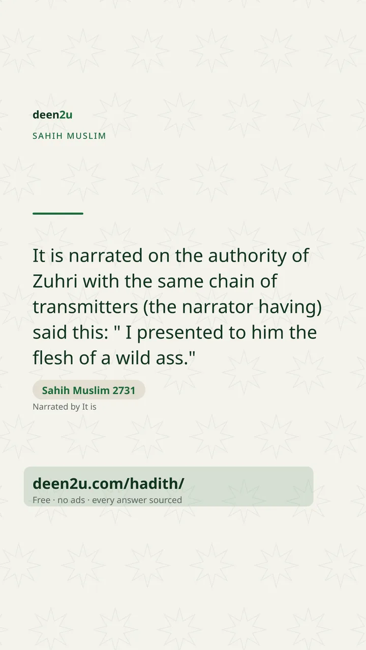Sahih Muslim 2731