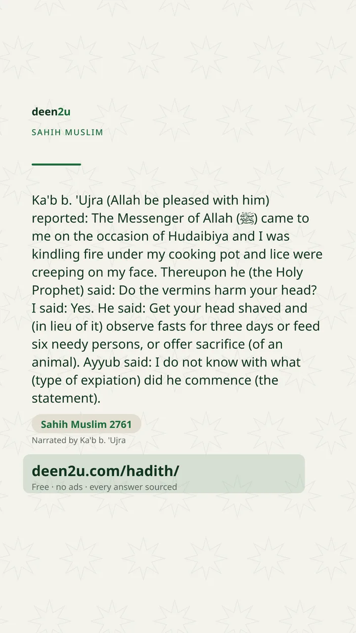 Sahih Muslim 2761