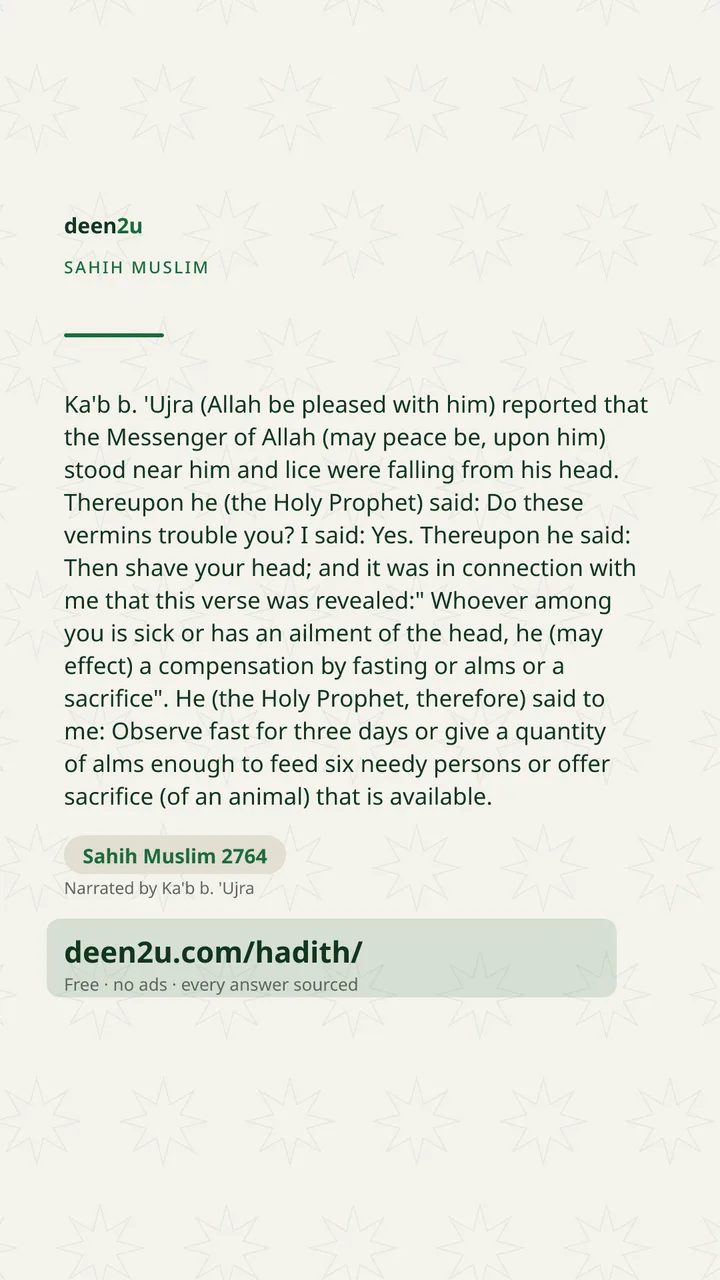 Sahih Muslim 2764