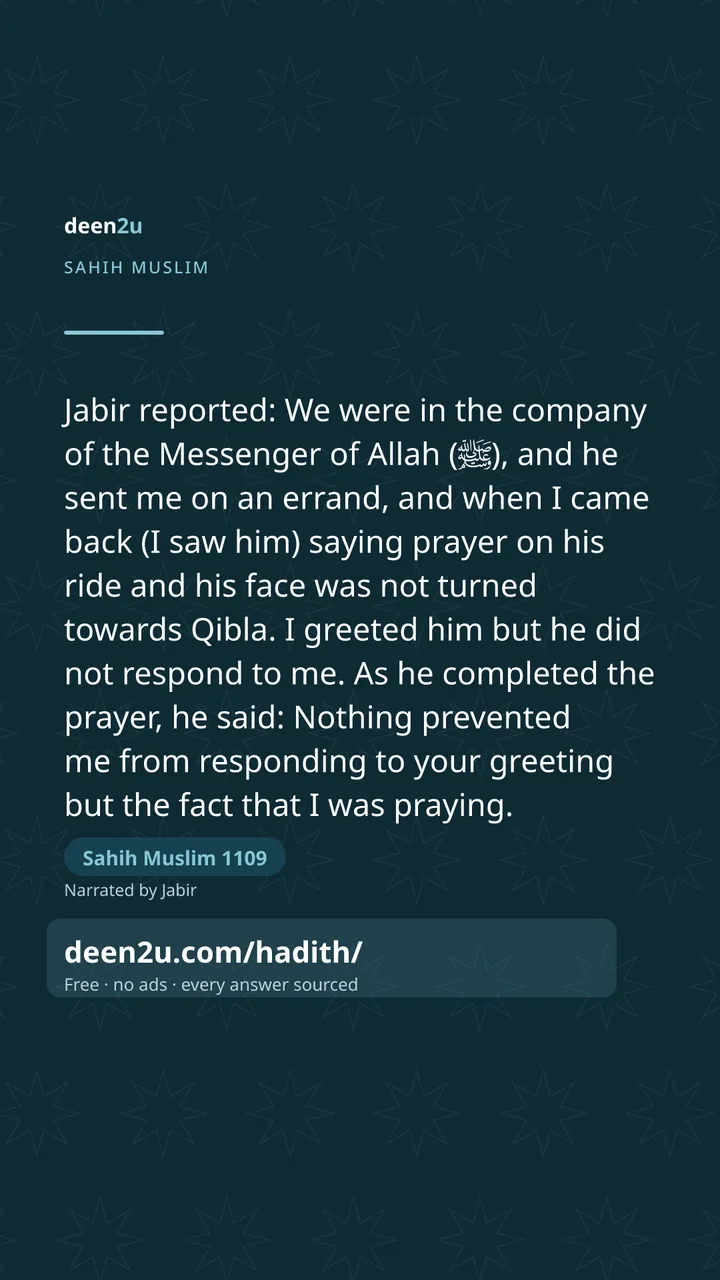 Sahih Muslim 1109