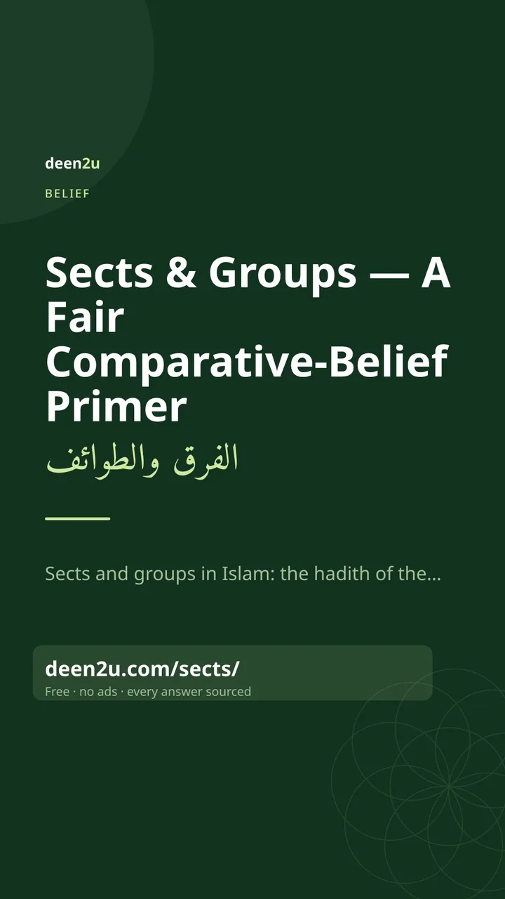 Poster: Sects & Groups — A Fair Comparative-Belief Primer