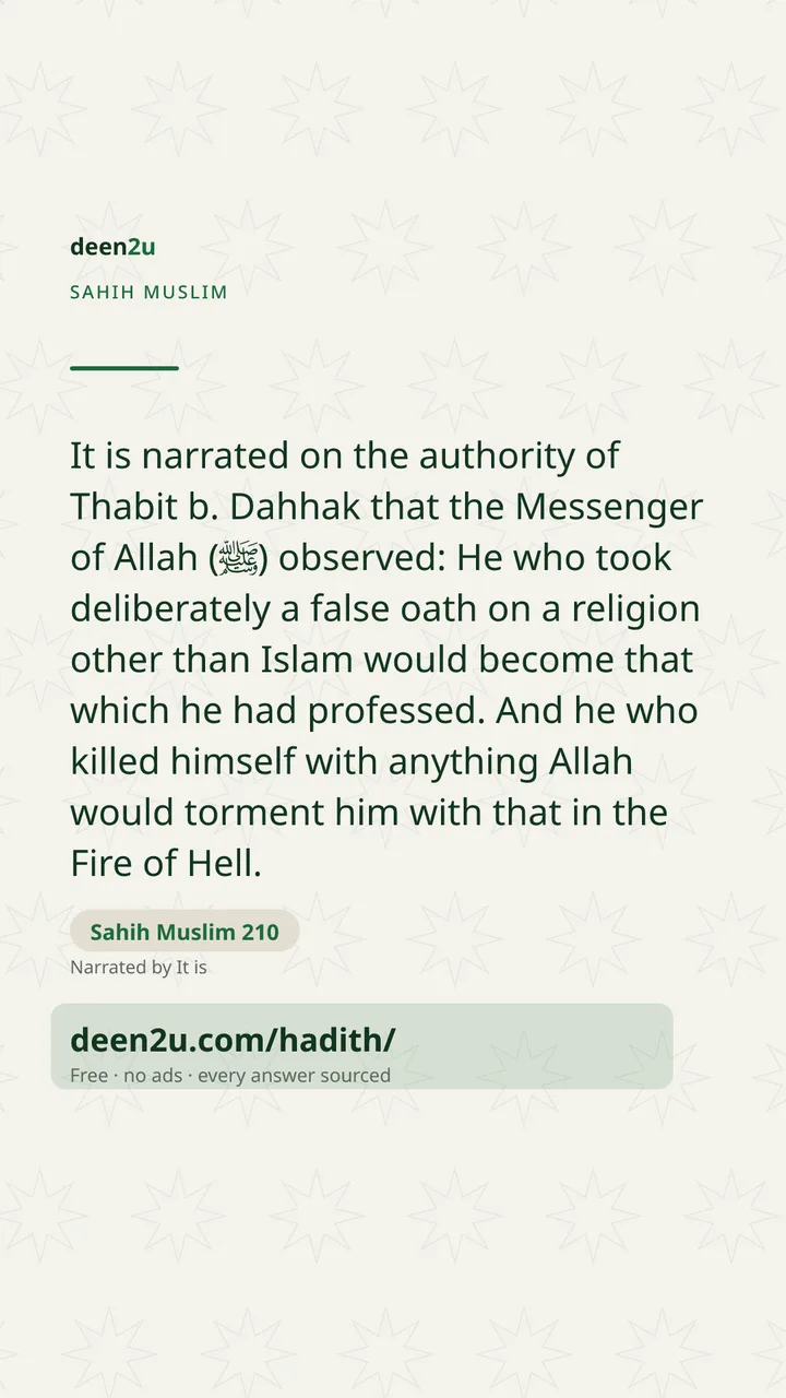 Sahih Muslim 210