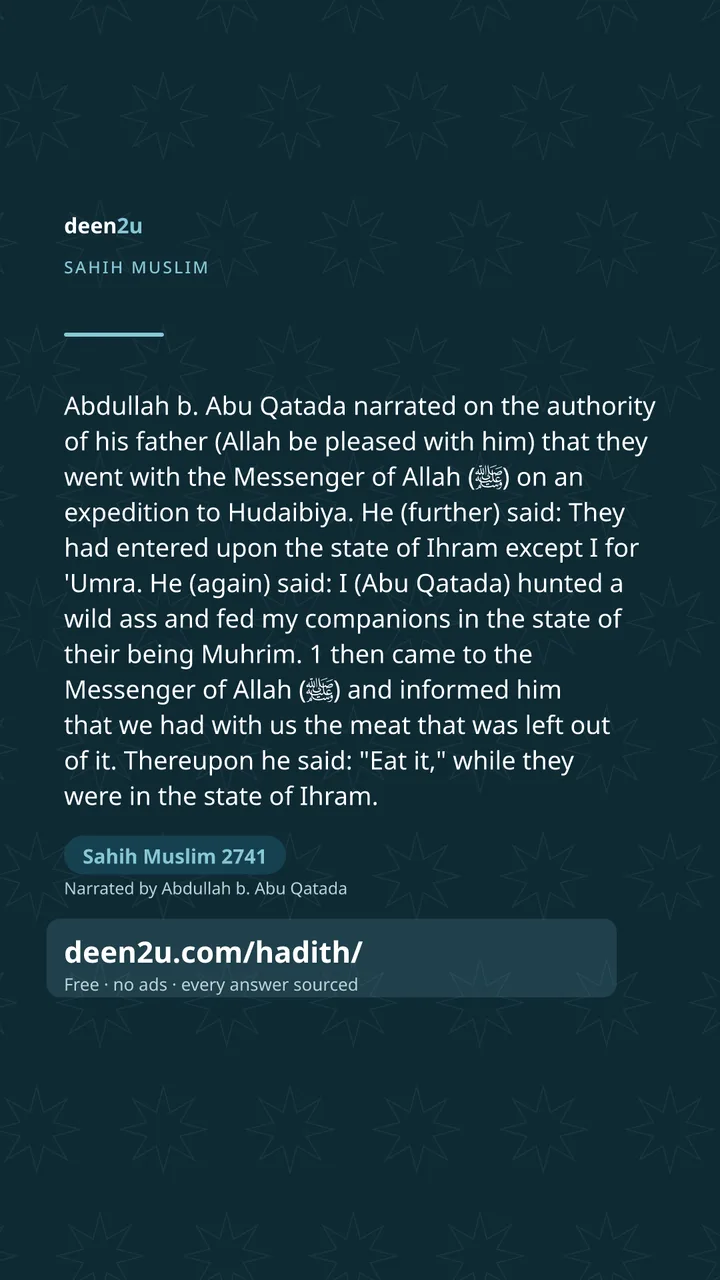 Sahih Muslim 2741