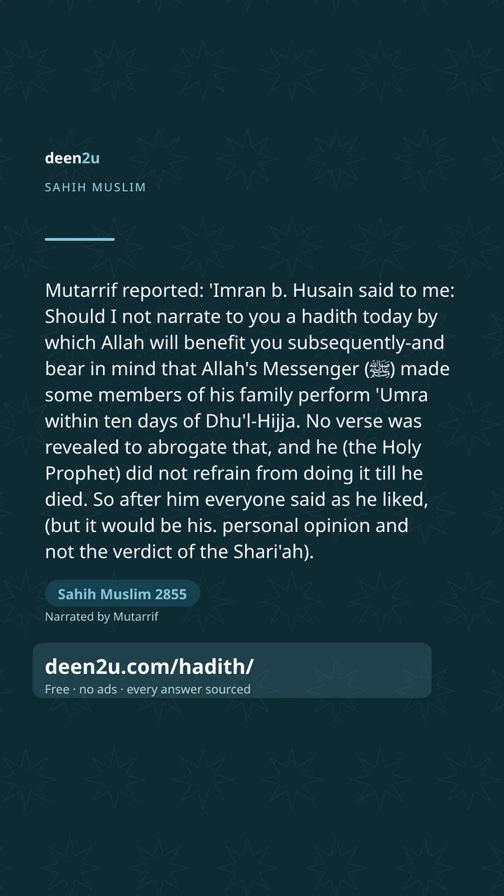 Sahih Muslim 2855