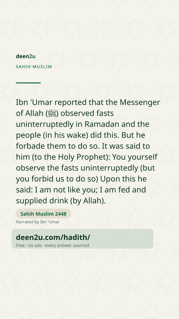 Sahih Muslim 2448