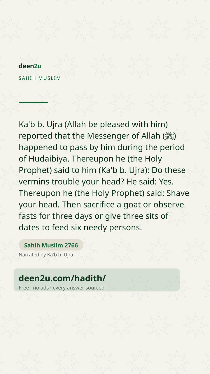 Sahih Muslim 2766
