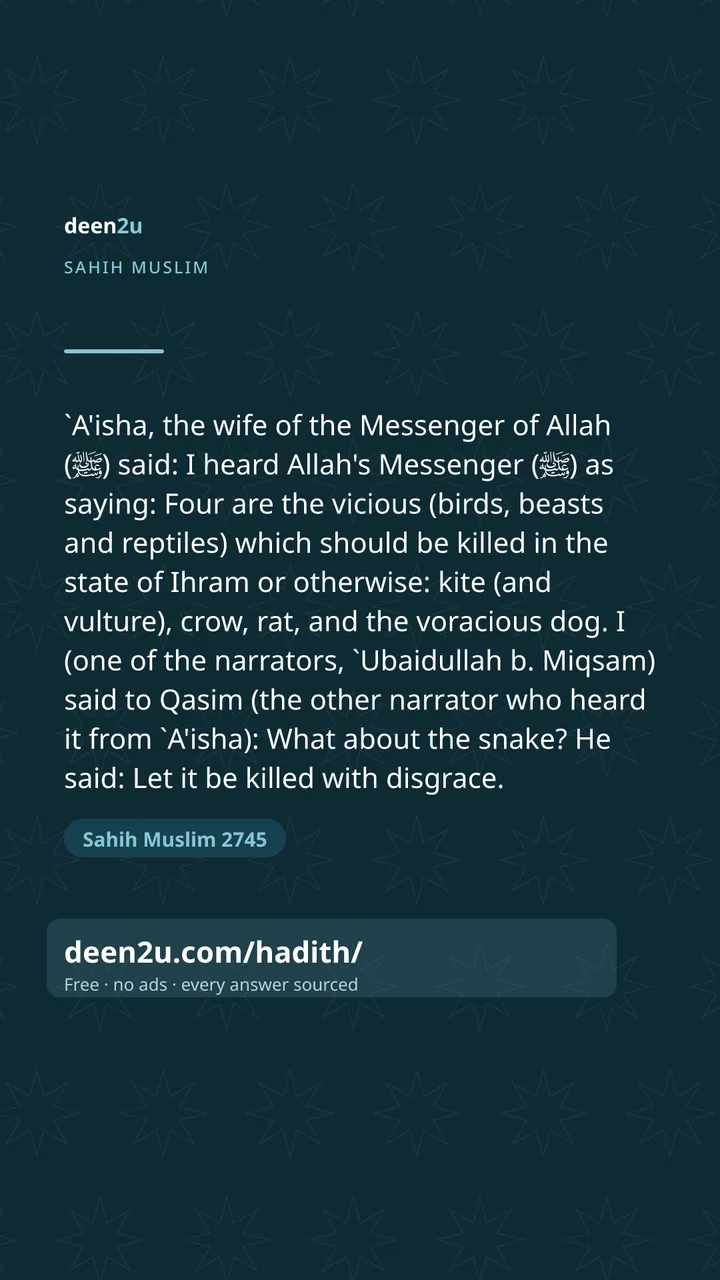 Sahih Muslim 2745