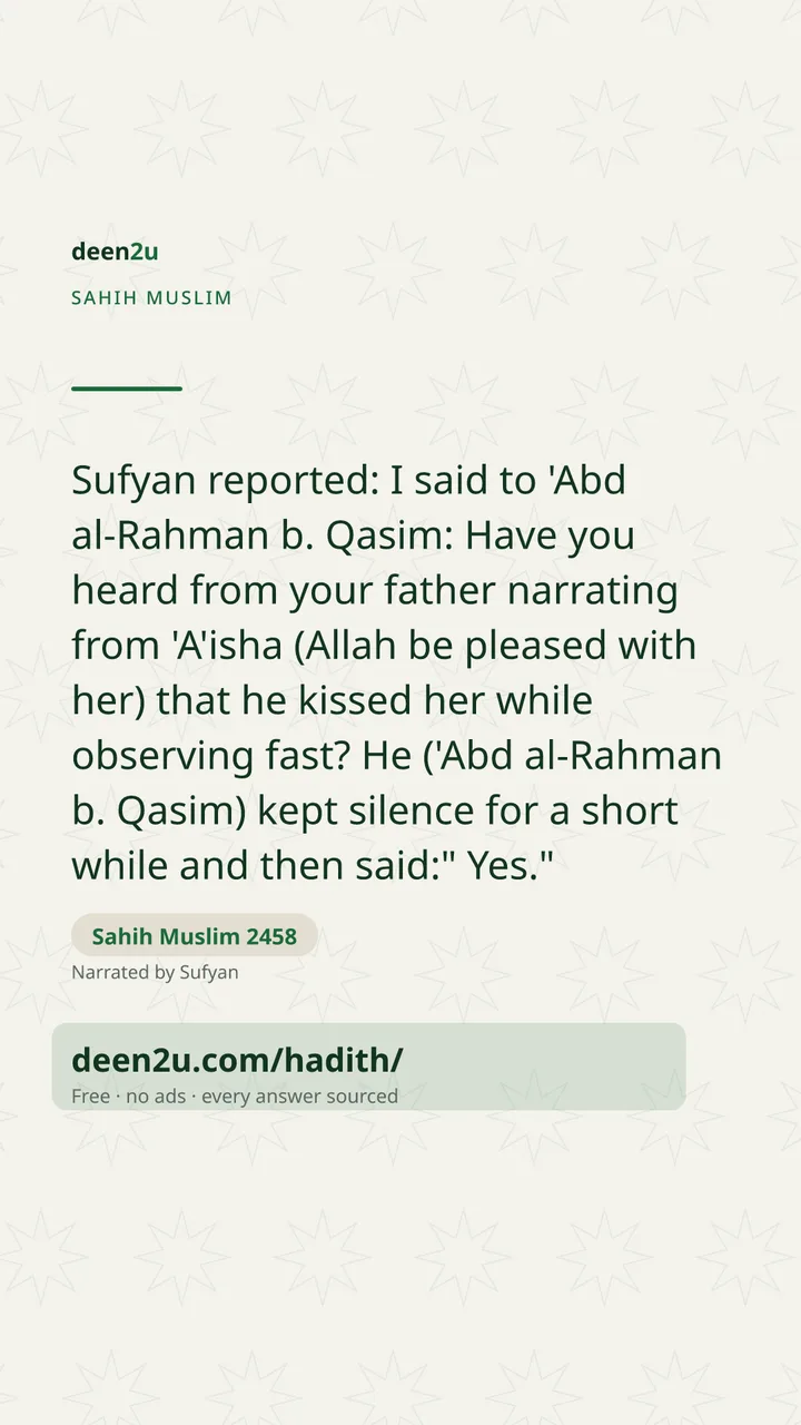 Sahih Muslim 2458