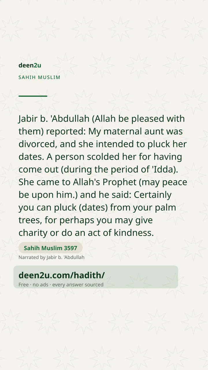 Sahih Muslim 3597