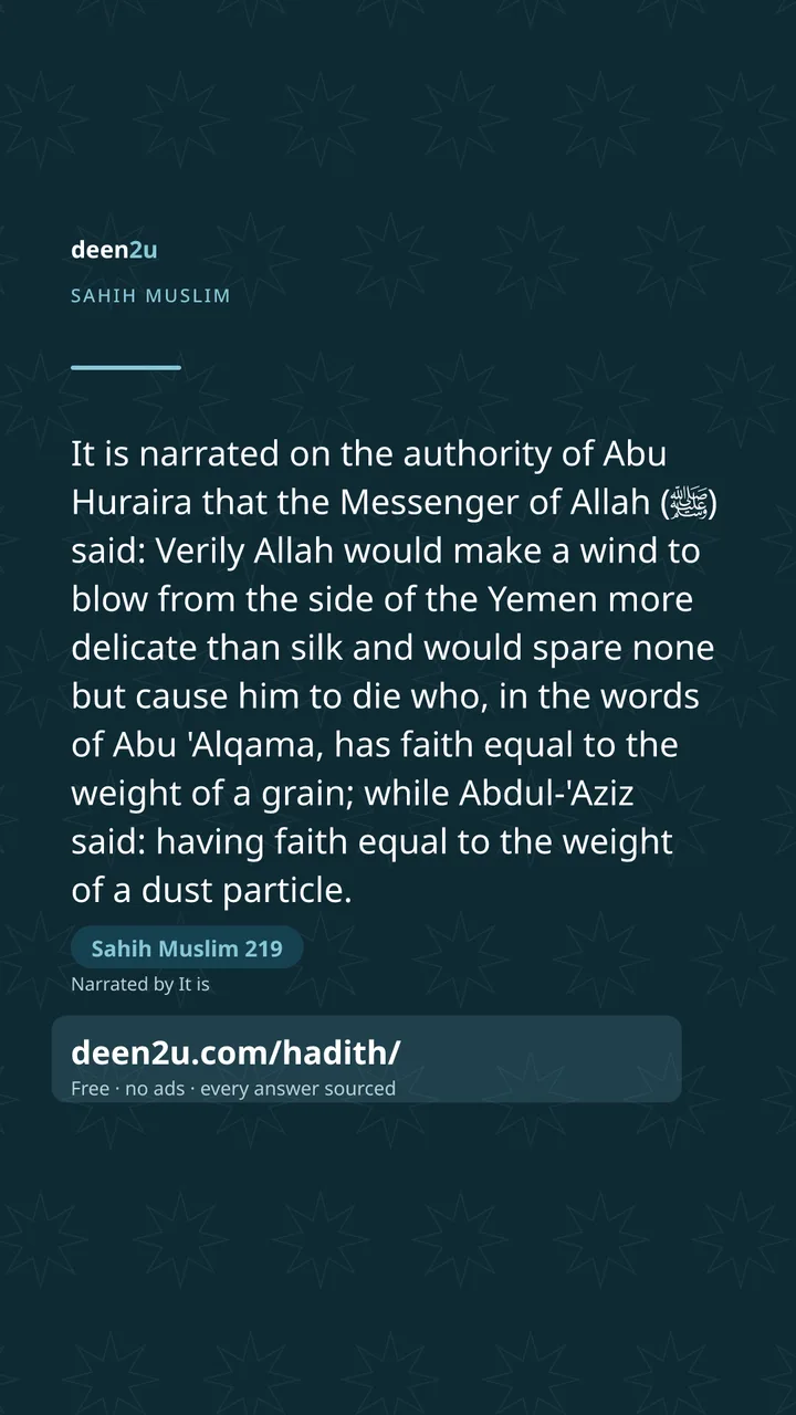 Sahih Muslim 219