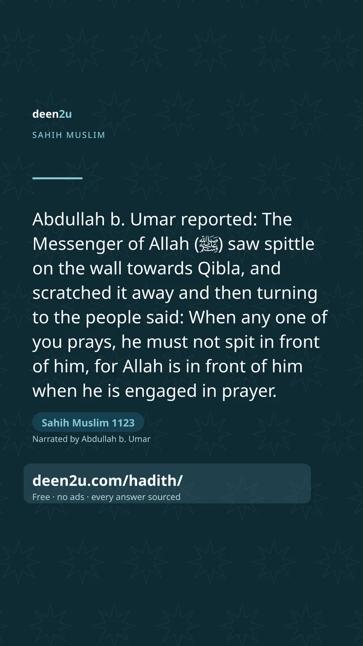 Sahih Muslim 1123