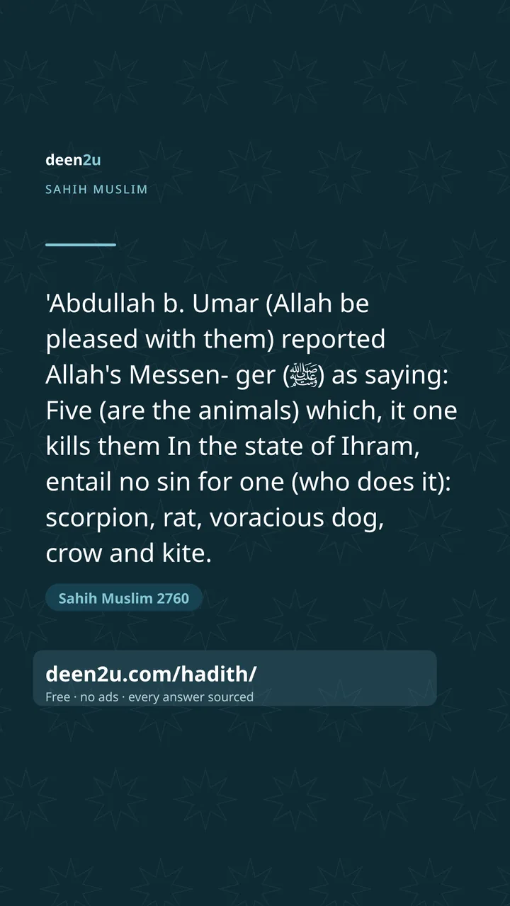 Sahih Muslim 2760