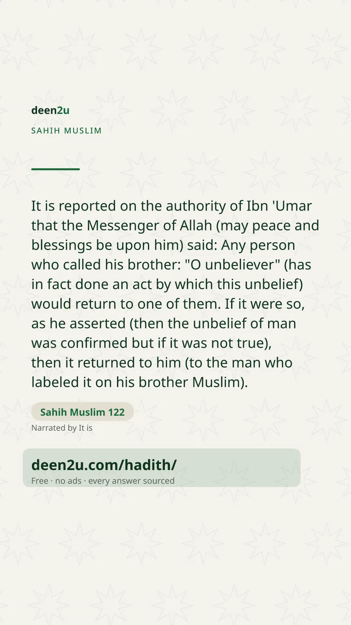 Sahih Muslim 122