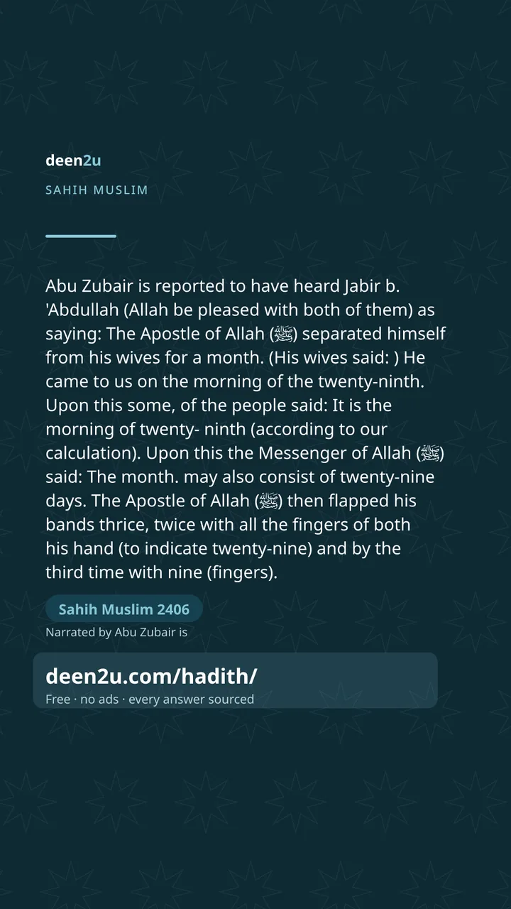 Sahih Muslim 2406