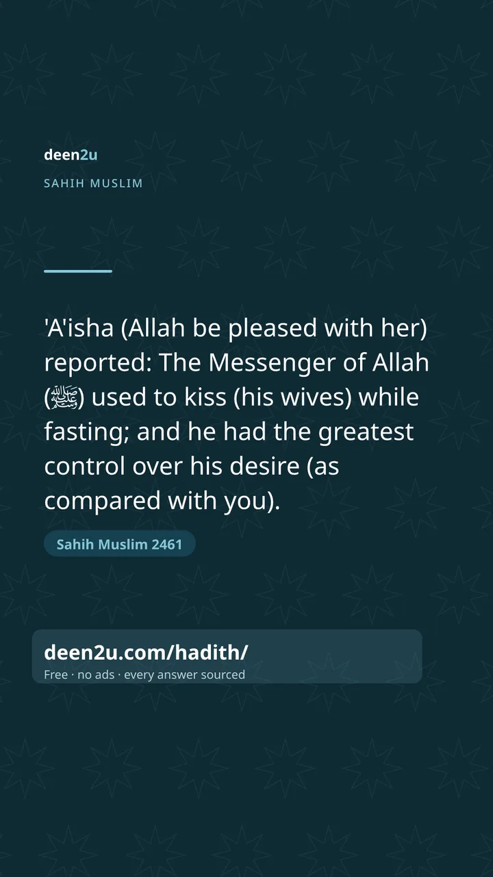 Sahih Muslim 2461