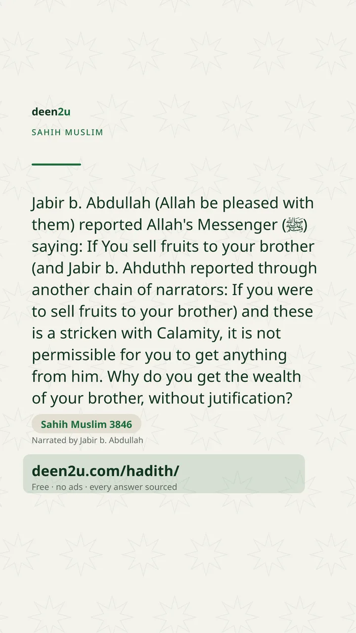 Sahih Muslim 3846
