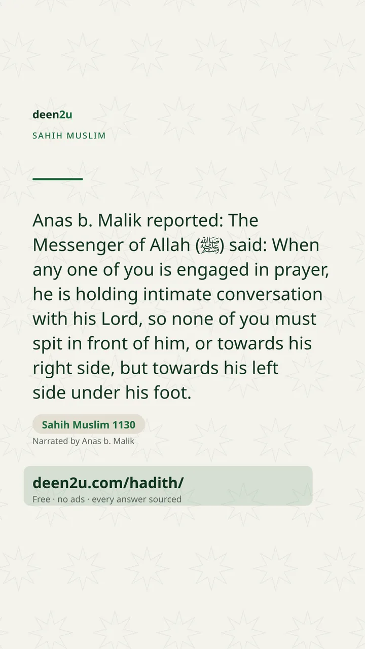Sahih Muslim 1130