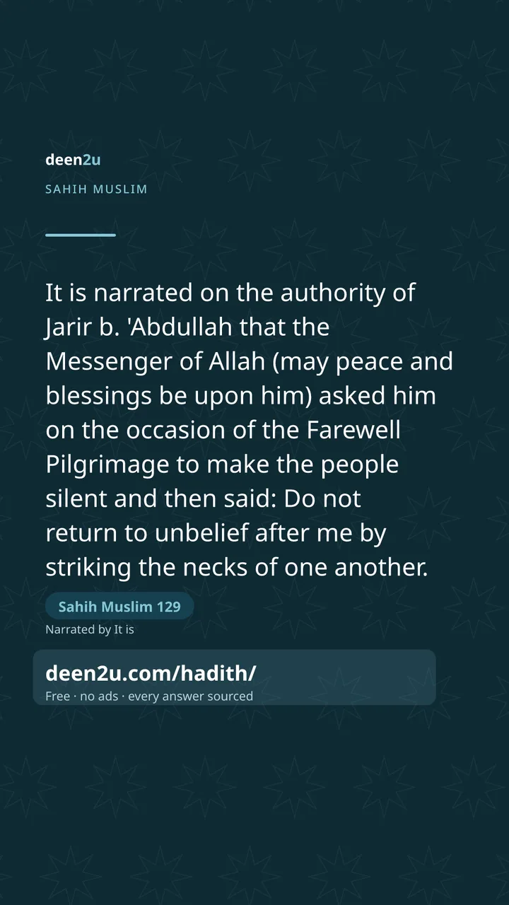 Sahih Muslim 129