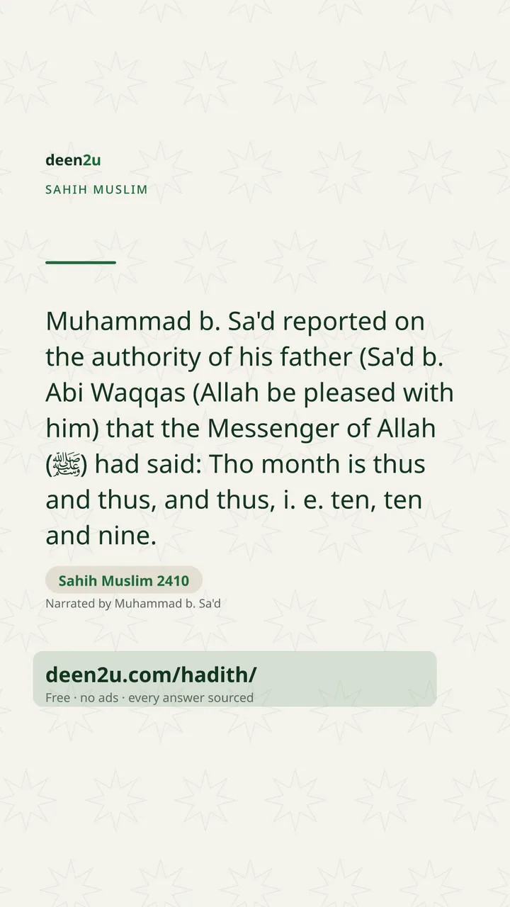 Sahih Muslim 2410