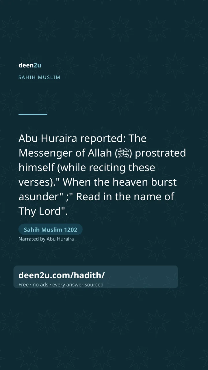 Sahih Muslim 1202