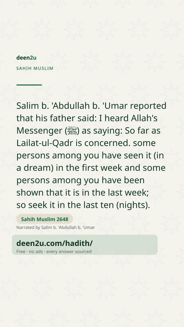 Sahih Muslim 2648