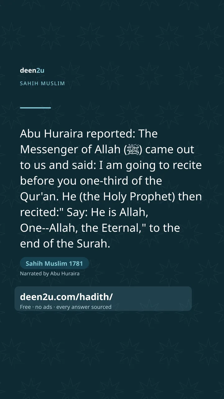Sahih Muslim 1781