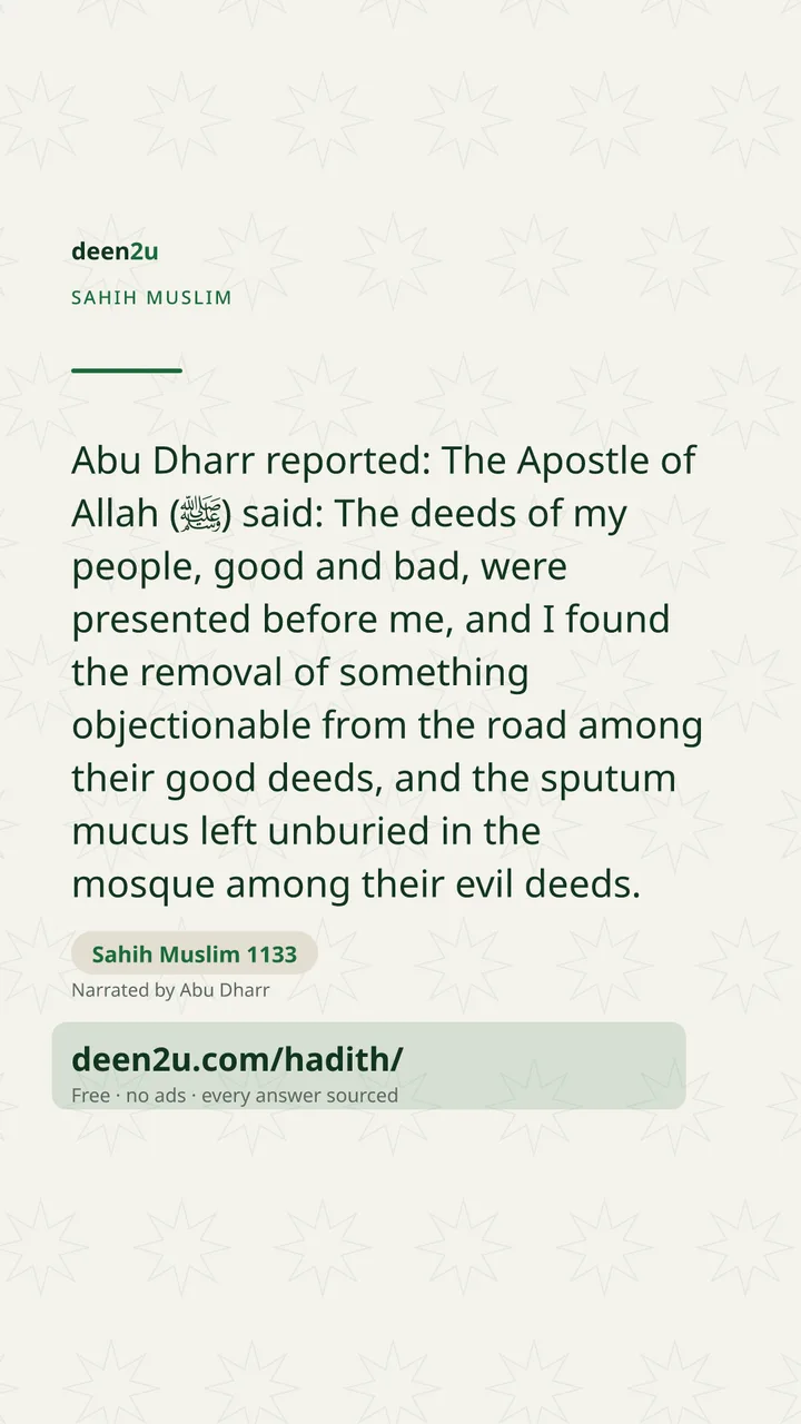 Sahih Muslim 1133
