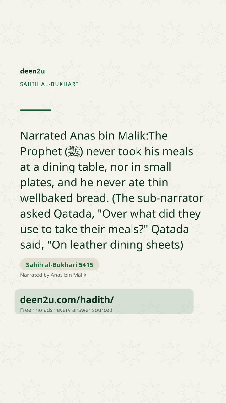 Sahih al-Bukhari 5415