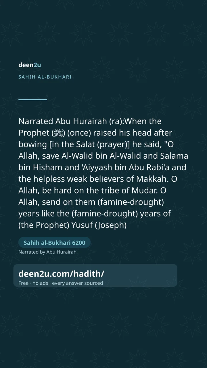 Sahih al-Bukhari 6200