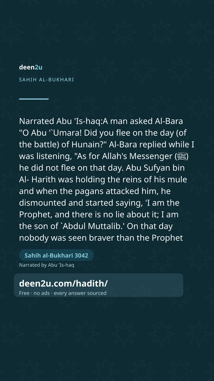 Sahih al-Bukhari 3042