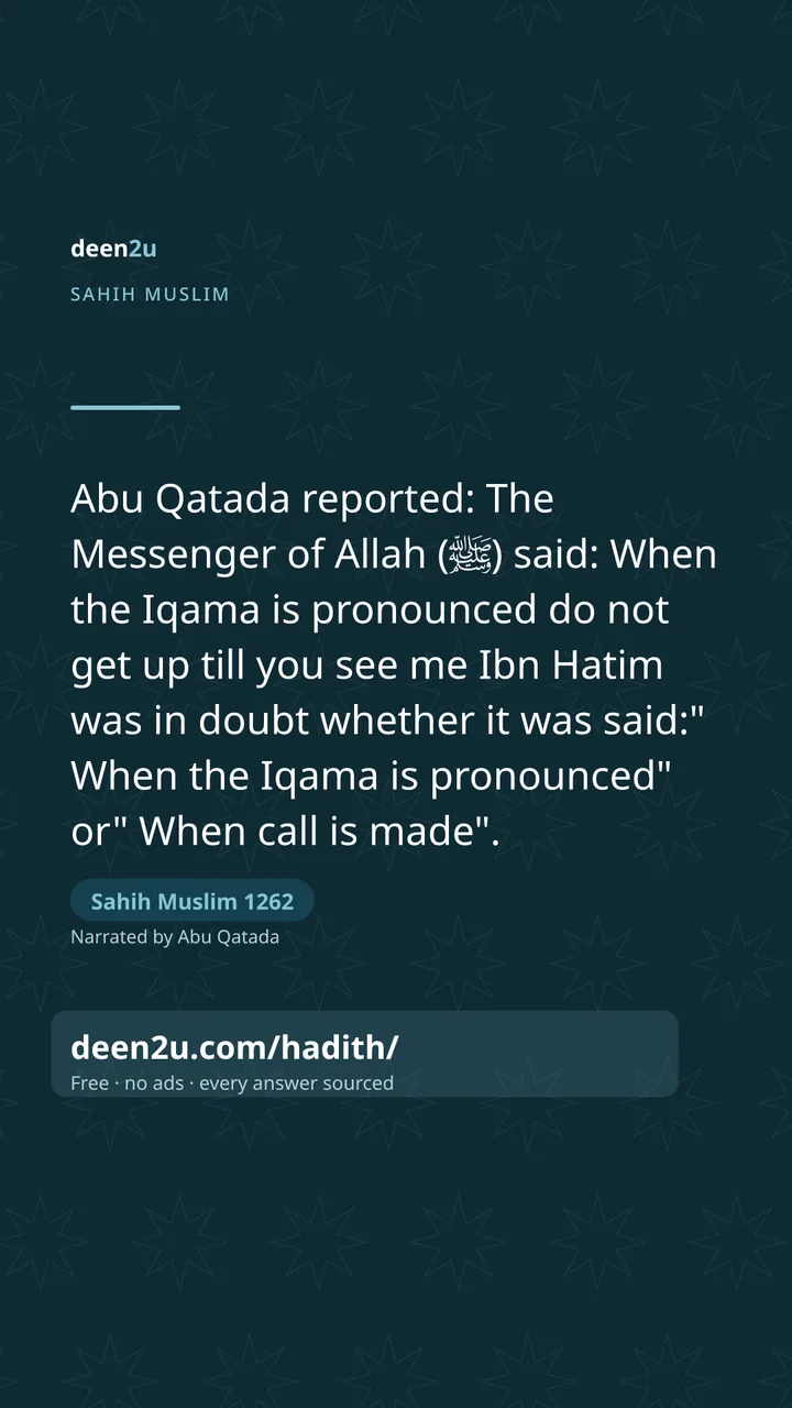 Sahih Muslim 1262