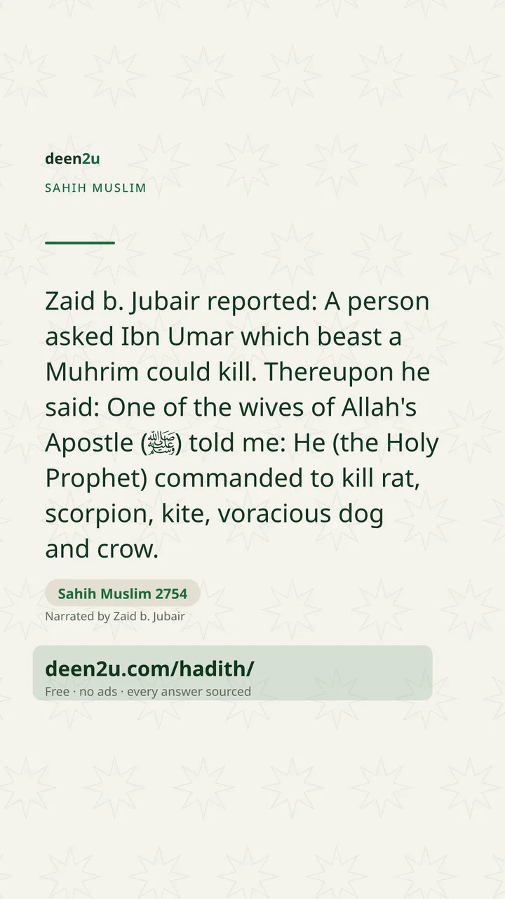 Sahih Muslim 2754