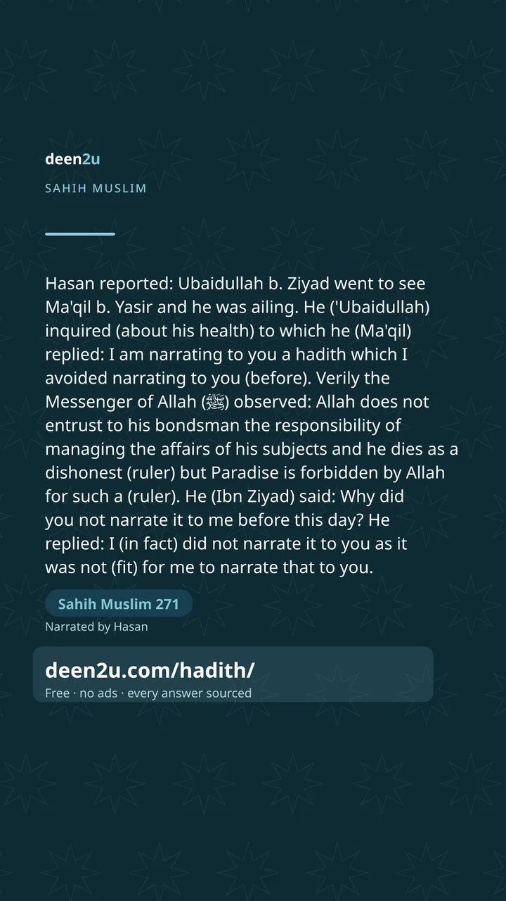 Sahih Muslim 271