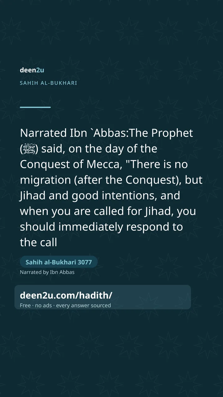 Sahih al-Bukhari 3077
