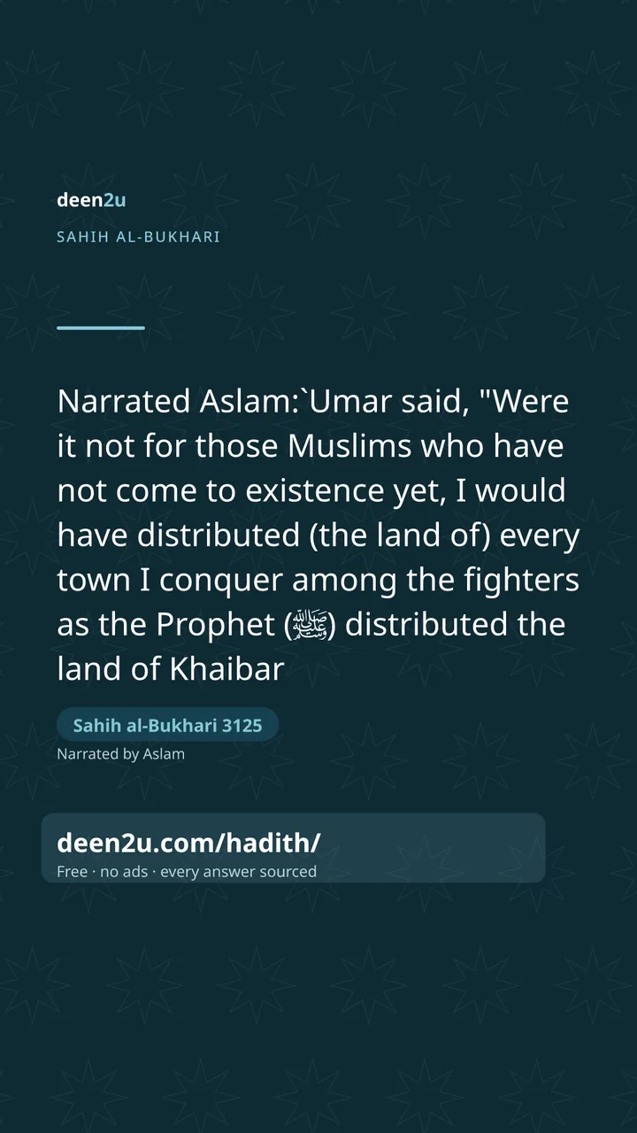 Sahih al-Bukhari 3125