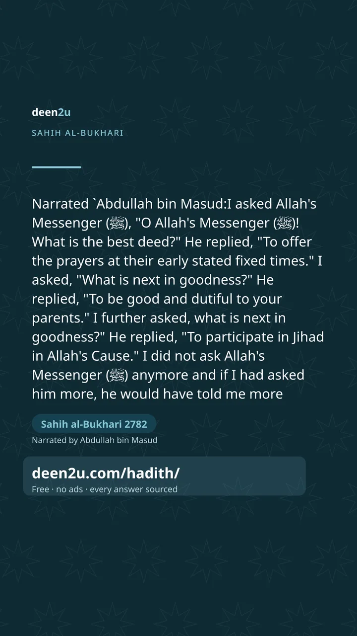 Sahih al-Bukhari 2782
