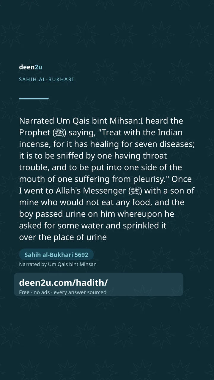 Sahih al-Bukhari 5692