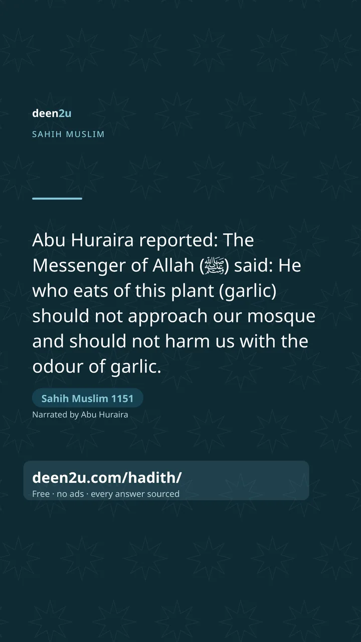 Sahih Muslim 1151