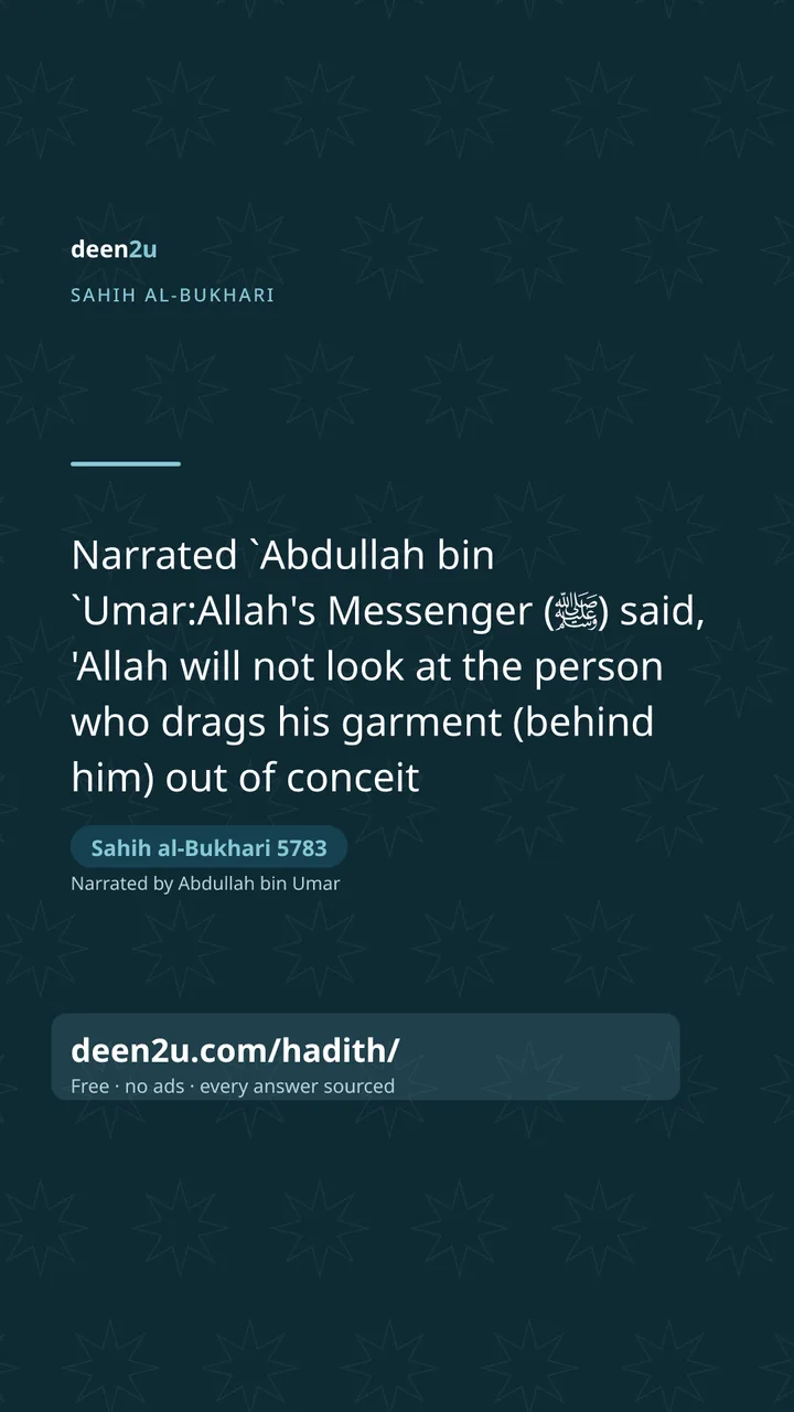 Sahih al-Bukhari 5783
