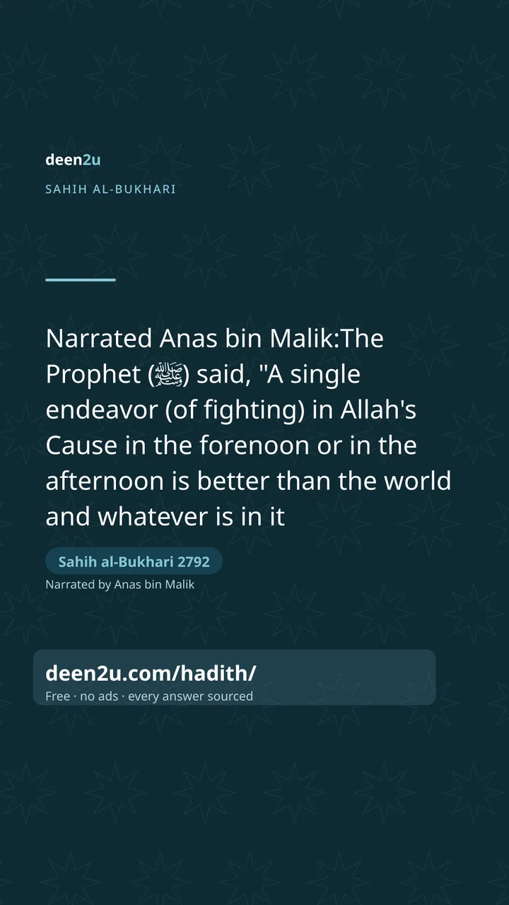 Sahih al-Bukhari 2792