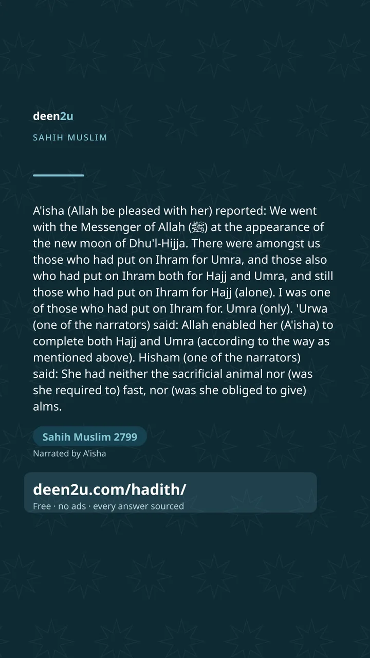 Sahih Muslim 2799