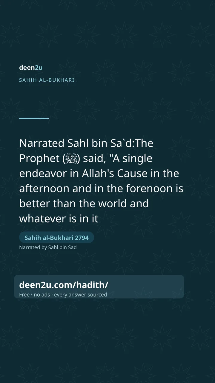 Sahih al-Bukhari 2794