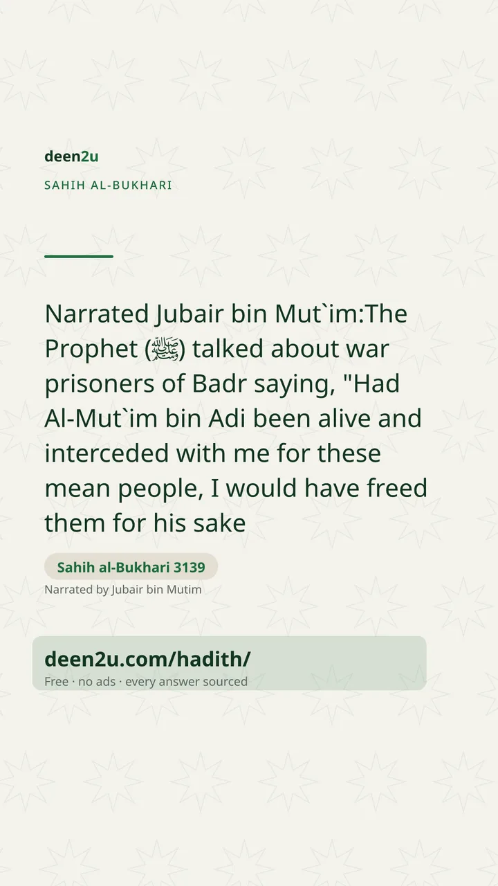 Sahih al-Bukhari 3139