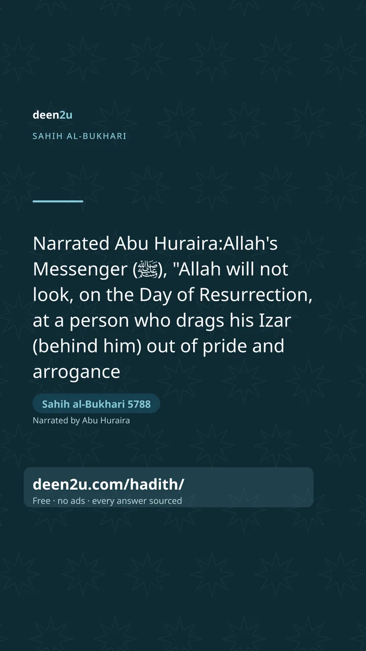 Sahih al-Bukhari 5788