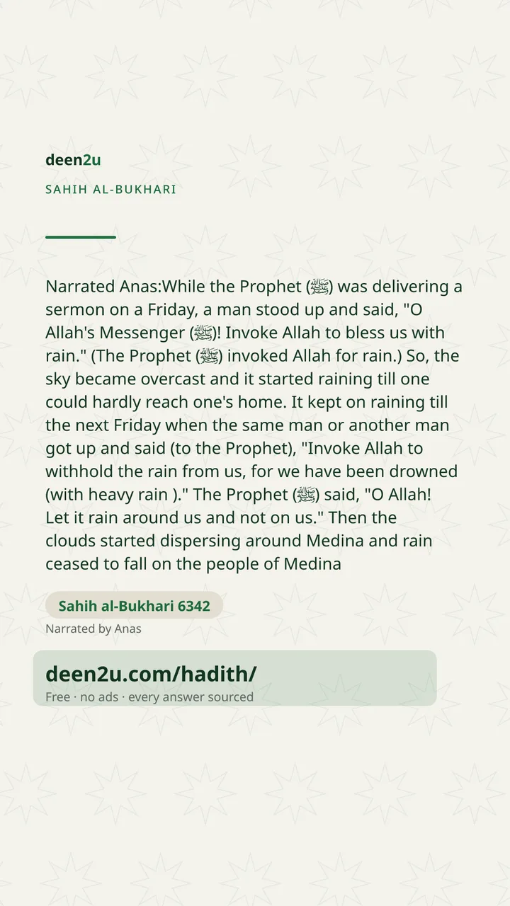 Sahih al-Bukhari 6342