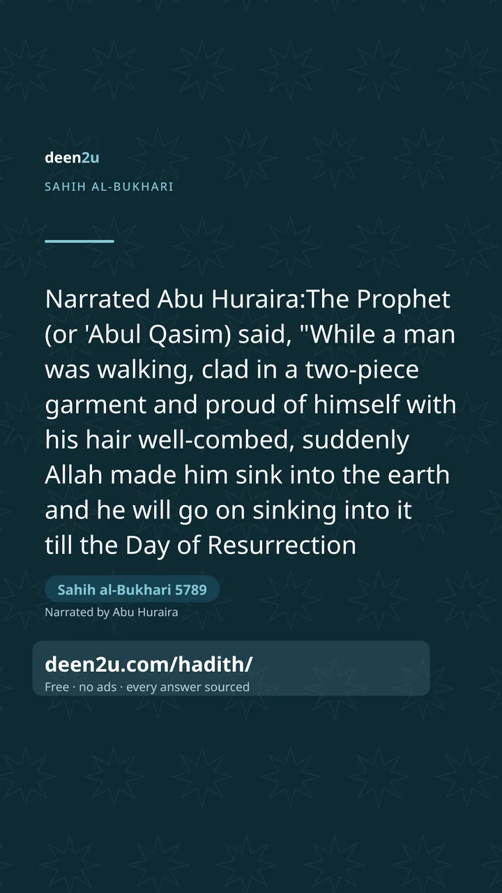 Sahih al-Bukhari 5789