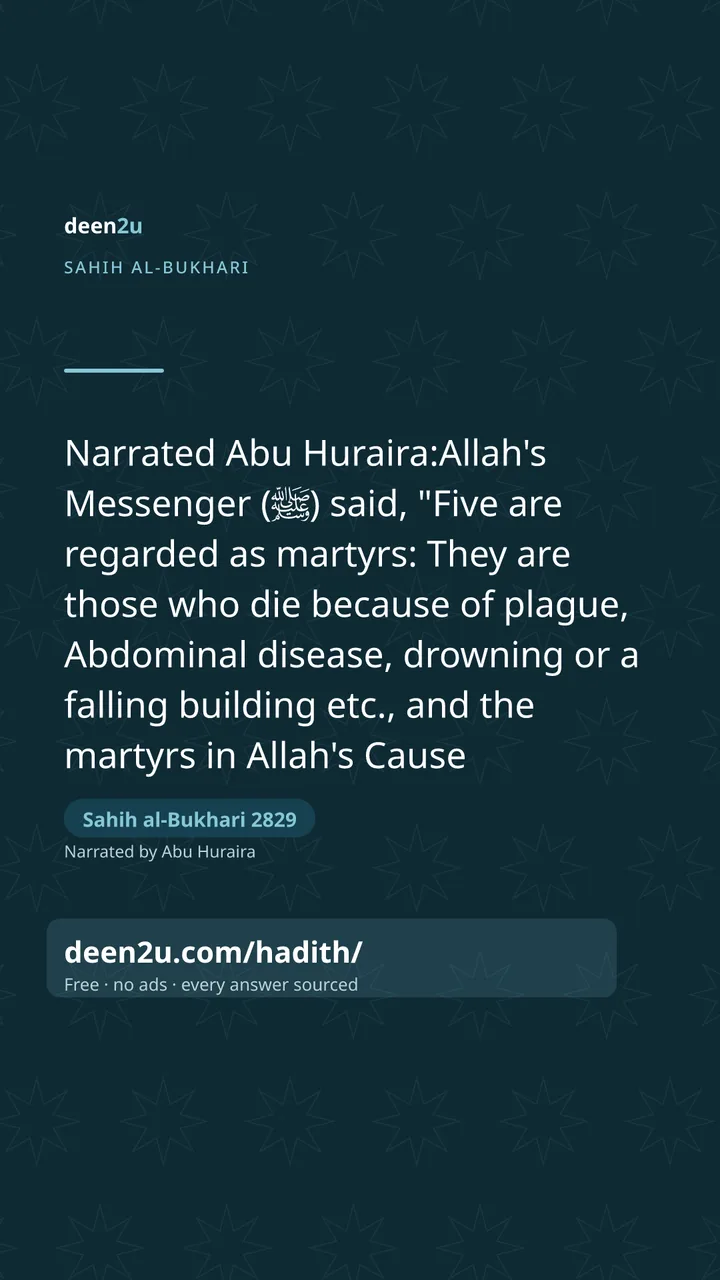 Sahih al-Bukhari 2829