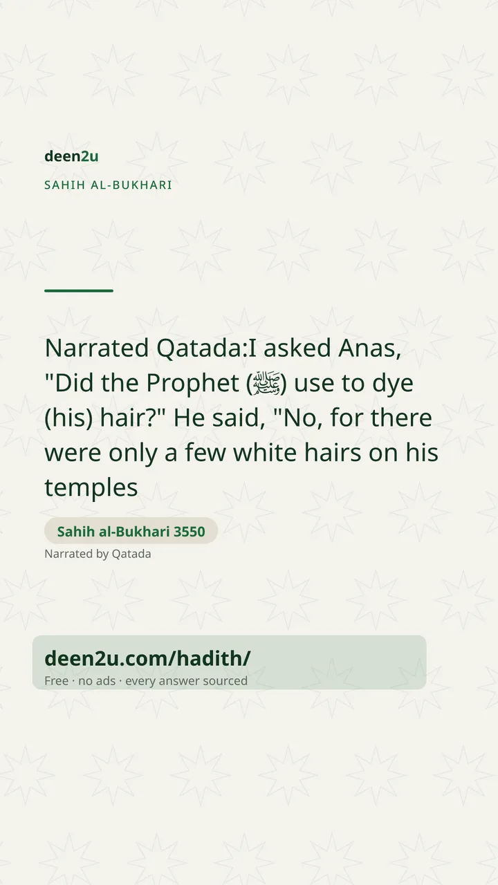 Sahih al-Bukhari 3550