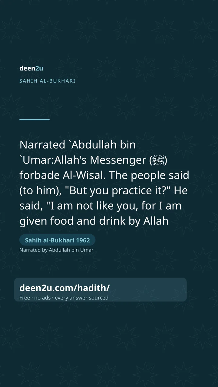 Sahih al-Bukhari 1962